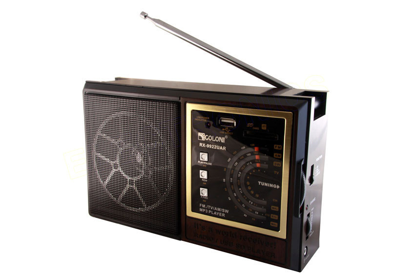 Радіоприймач колонка MP3 Golon RX-9922UAR
