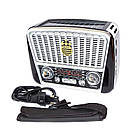Портативна колонка MP3 USB Golon RX-456S Solar з сонячне панеллю, Black Grey, фото 3