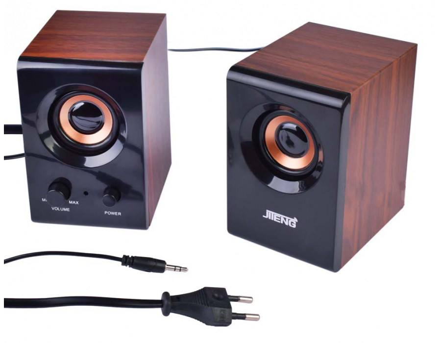 Колонки для ПК комп'ютера Jiteng D99A Brown