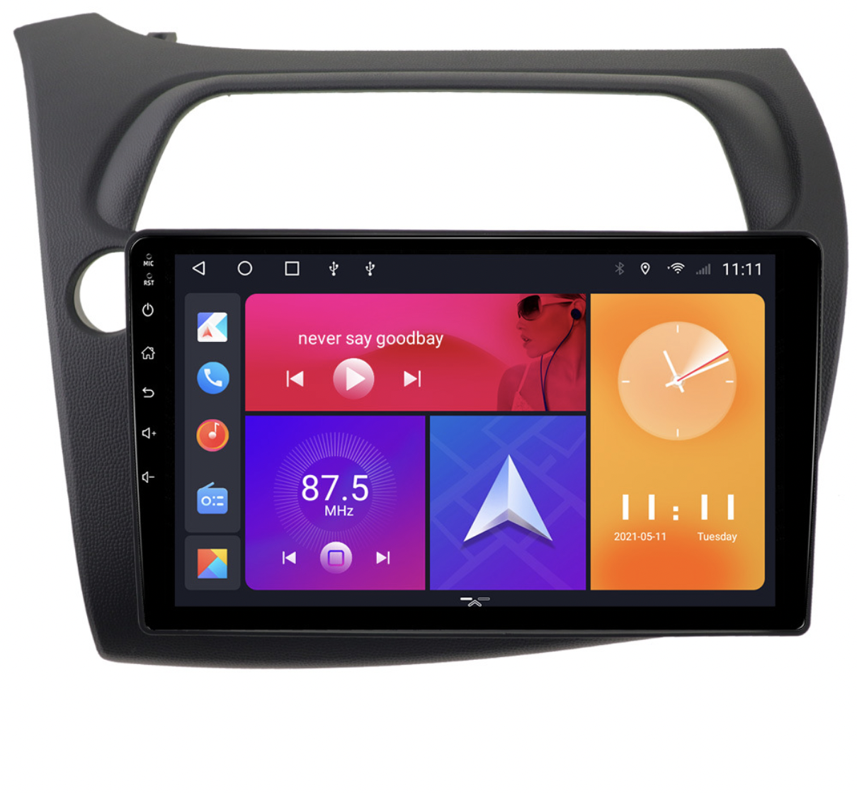 Магнітола для Honda Civic 2006-2012 на Android | Сенсорний екран, GPS, Bluetooth, камера заднього виду