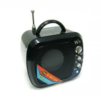 Цифровий радіоприймач WS-575 USB MP3 Black
