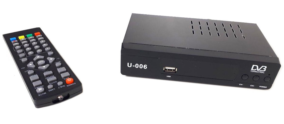 Тюнер DVB-T2 U006 з підтримкою wi-fi адаптера