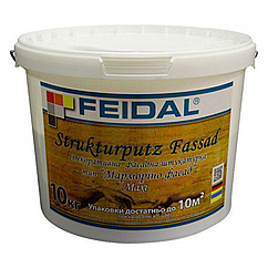 Декоративна штукатурка Feidal Strukturputz Fassad Maxi 10кг