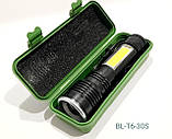 Ліхтар ручний Power Style X-Balog BL-T6-30S на акумуляторі заряд Micro USB, фото 3