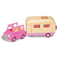 Ігровий набір — ВЕСЕЛИЙ КЕМПІНГ (машинка, фургон, 38 аксесуарів)