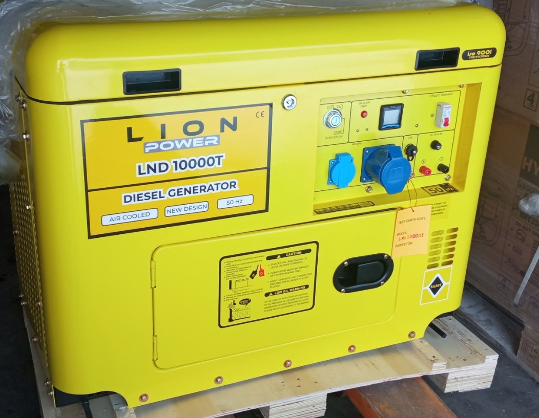 Дизельний Електрогенератор LND10000T (9,0 кВА) (Однофазний) LION