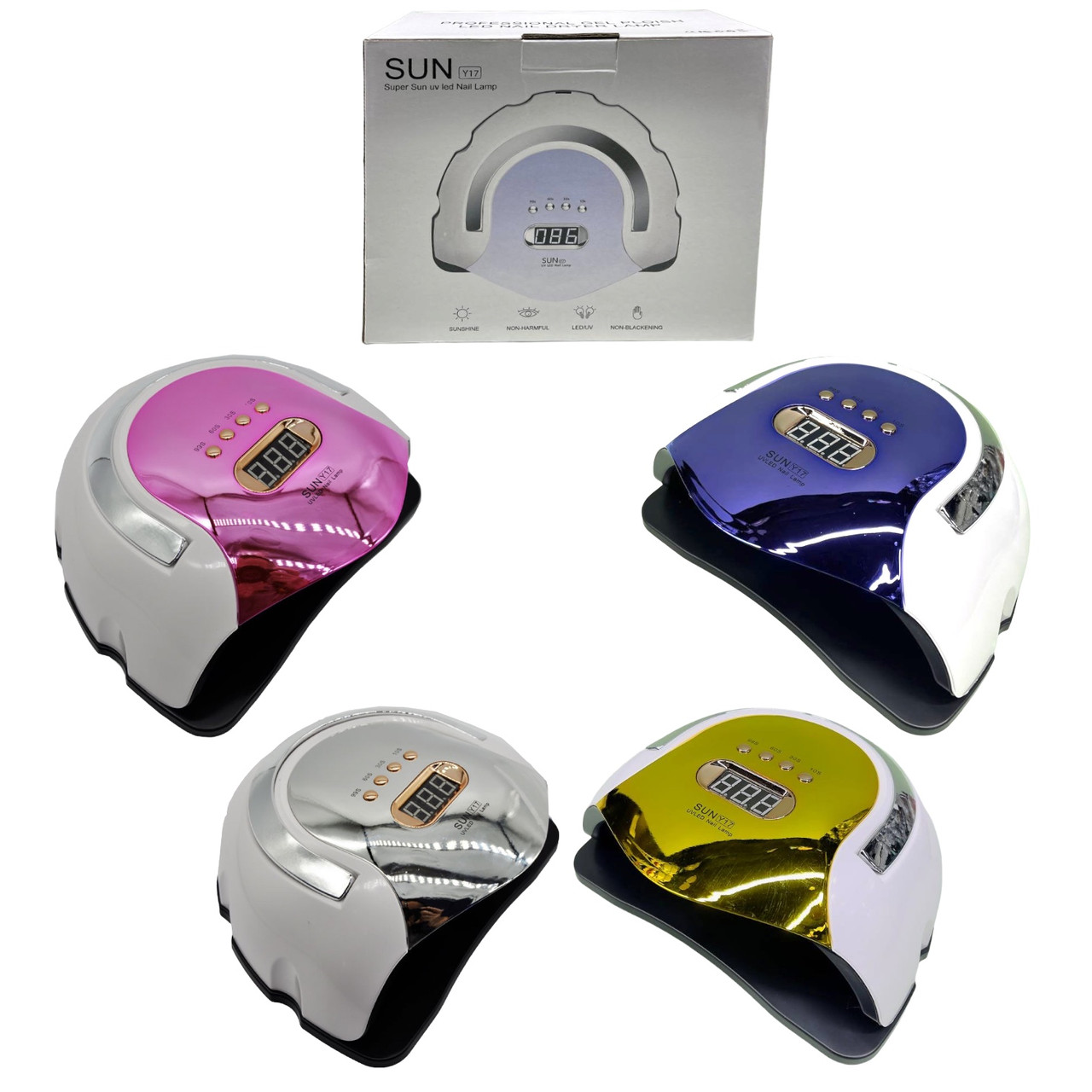 UV/LED професійна лампа SUN Y17 для манікюру та педикюру, 248 вт.