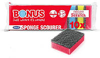 Мочалка для мытья посуды Bonus B040 Sponge Scourer 10шт