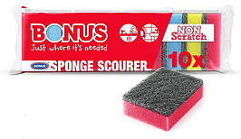 Мочалка для миття посуду Bonus B040 Sponge Scourer 10шт