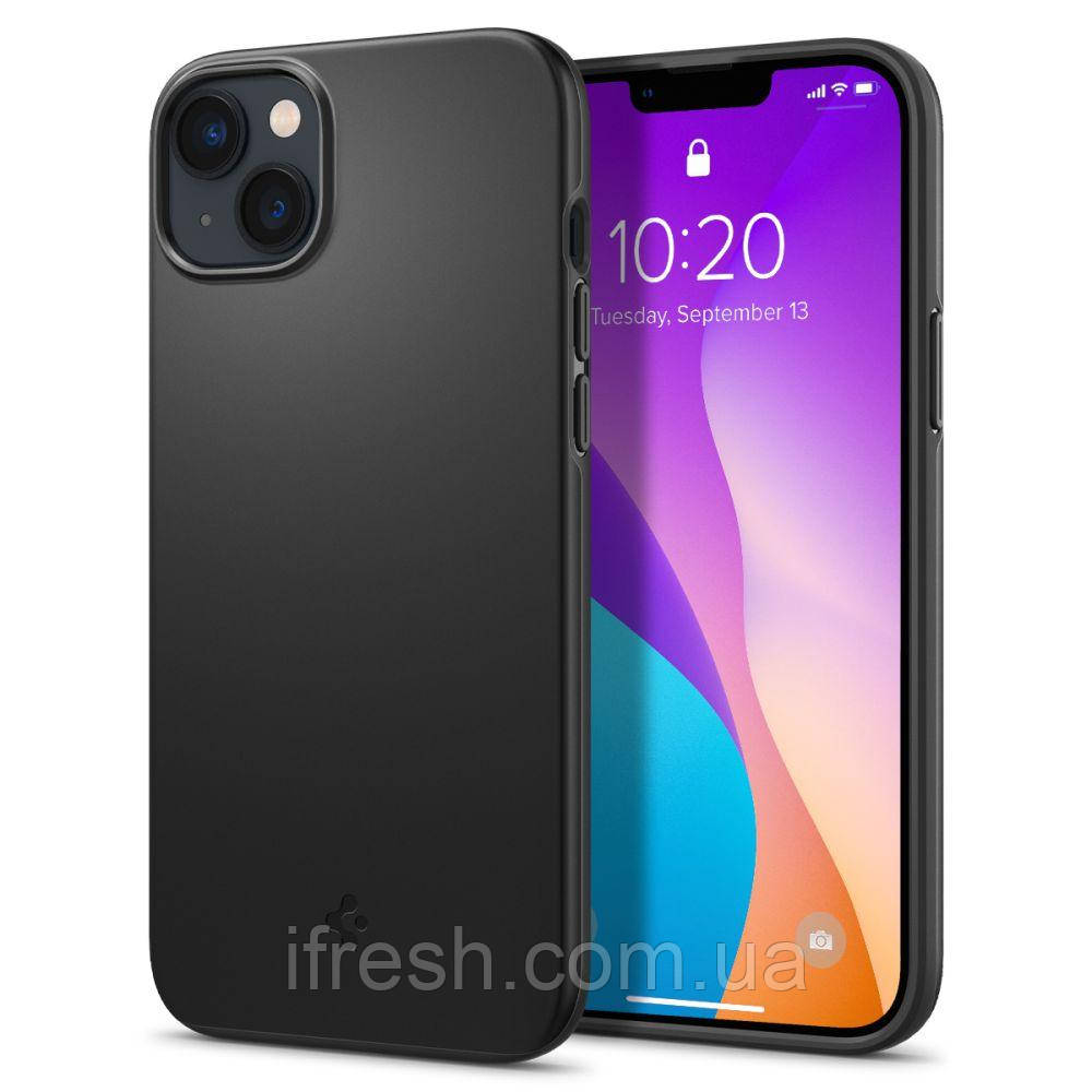 Чохол Spigen для iPhone 14 Plus / 15 Plus - Thin Fit, Matte Black (ACS04773)