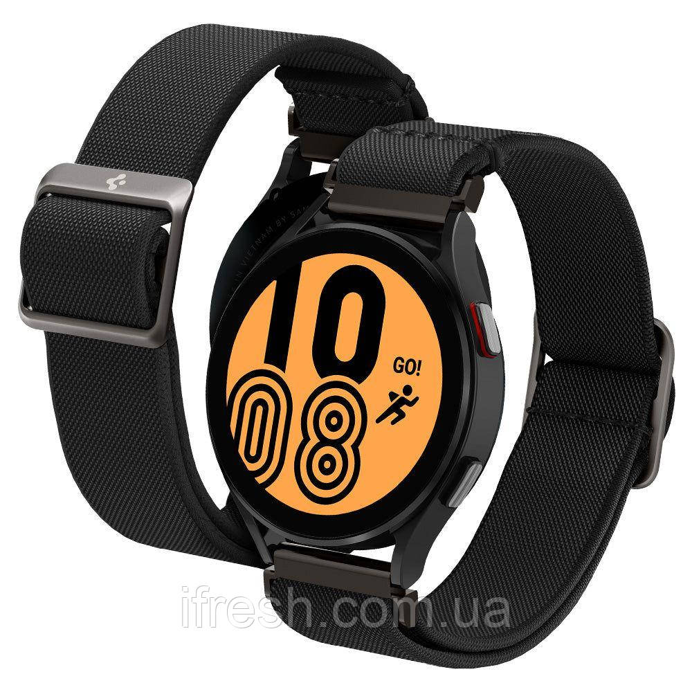 Ремінець Spigen для Samsung Galaxy Watch 4/5/5 PRO (40/42/44/45/46 MM) - Fit lite, Black (AMP04040)