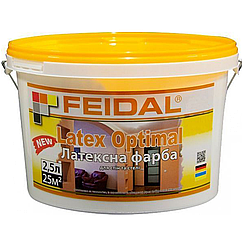 Інтер'єрна фарба латексна Feidal Latex Optimal матова 2.5л