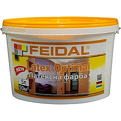 Інтер'єрна латексна фарба Feidal Latex Optimal матова 5л