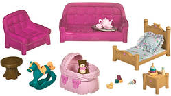 Ігровий набір — ГОСТИНА І ДЕТНА КОМНАТА (23 аксесуара)