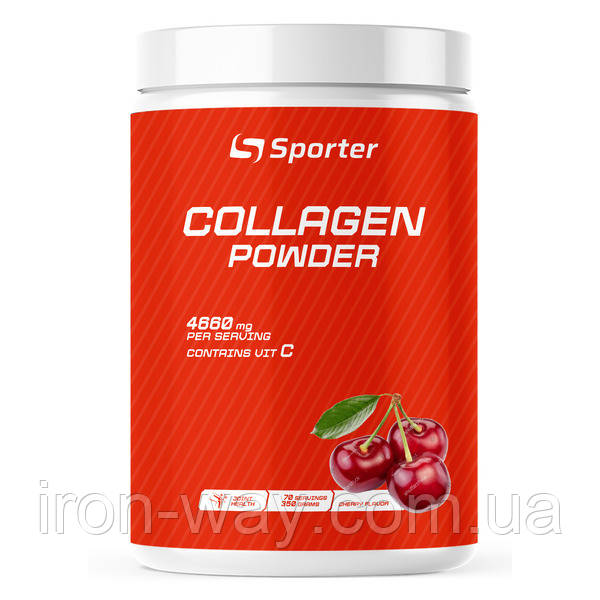 Sporter Collagen Powder 350g вишня