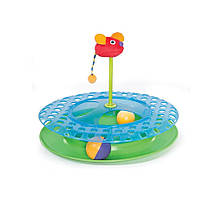 Іграшка для кішок Petstages Cheese Chase II Трек з м'ячиком для ласощів 30,5x22,9x30,5 см (pt736)