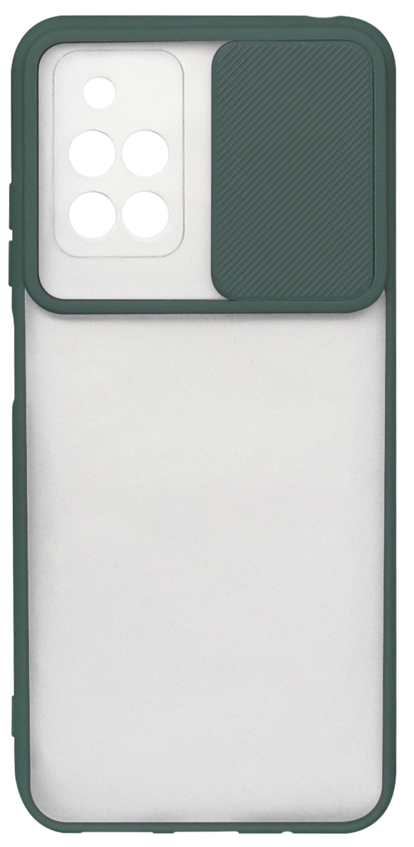 Накладка Xiaomi Redmi 10 bamper Camshield Mate TPU Темно-зелений