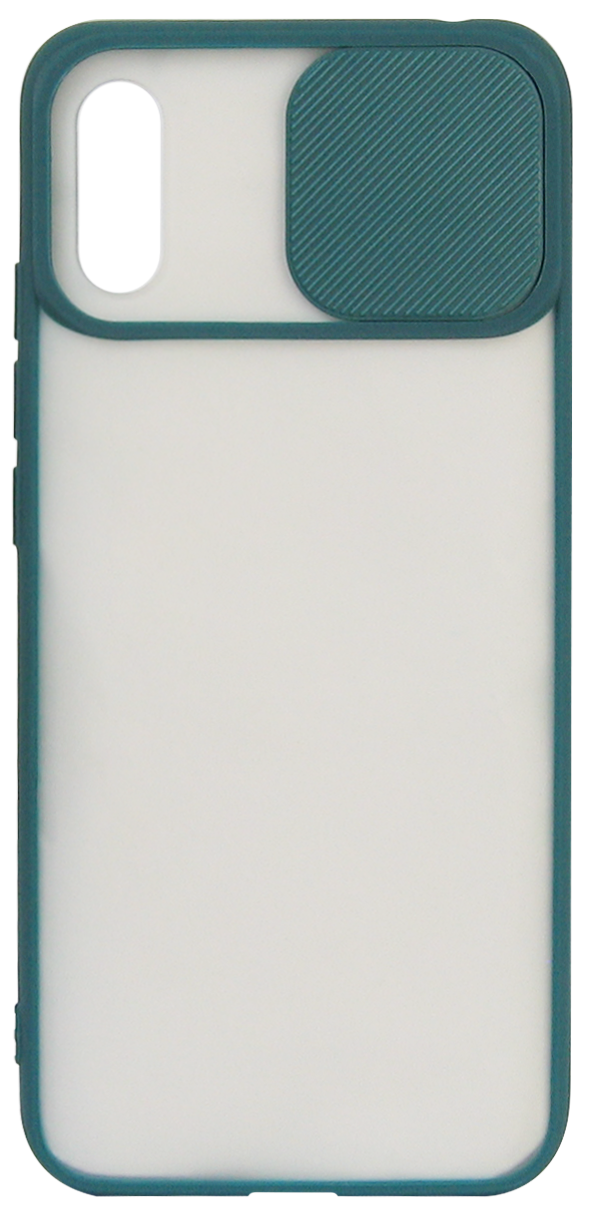 Накладка Xiaomi Redmi 9A bamper Camshield Mate TPU Темно-зелений