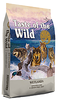 Сухий корм для дорослих собак усіх порід Taste of the Wild Wetlands Canine з качкою та перепелами 5,6 кг (9746-HT77)