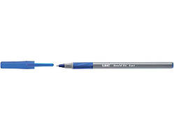 Ручка кулькова Round Stic Exact , синій 20шт bc918543 ТМ BIC