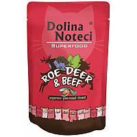 Влажный корм для кошек с косулей и говядиной Dolina Noteci Superfood 85 г