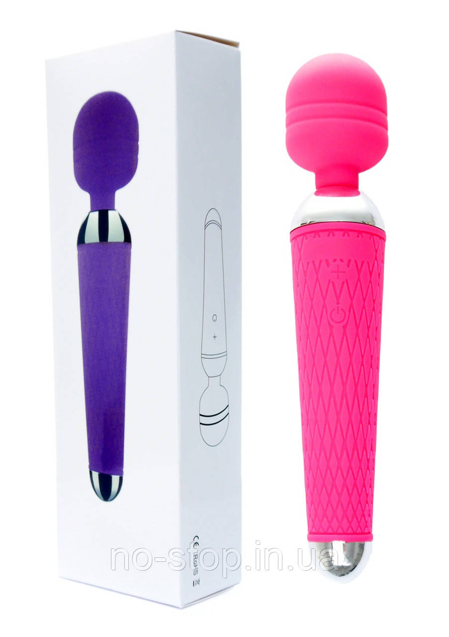 Вібромасажер Stymulator-Power Massager Wand USB Pink, фото 1