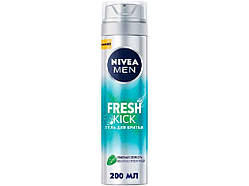 Гель для гоління Men Fresh Kick 200 мл ТМ Nivea