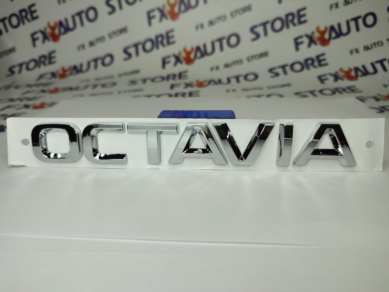 Емблема Логотип шильдик OCTAVIA Skoda Шкода Хром 180х22 мм
