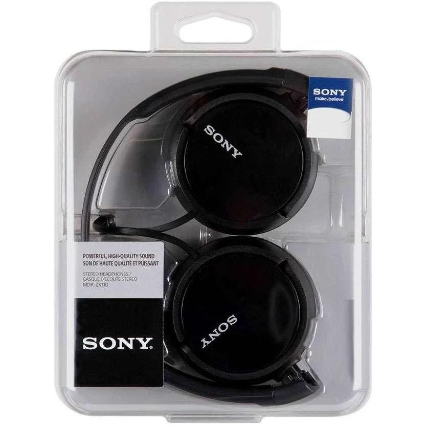 Навушники великі провідні Sony MDR-ZX110 Black