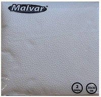 Салфетки Malvar белая 30*30 см 2-ох шаровые 40 шт