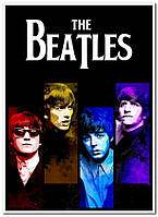 The Beatles британская рок-группа - постер