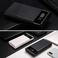 Бокс 6 х 18650. Box универсальная батарея с дисплеем Power Bank Пауэрбанк. Бесперебойник. LED - фонарик