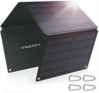 Powerbank на солнечной батарее, Портативная солнечная панель Solar panel IP67 30W 2xUSB (PD) выхода (BS-030)