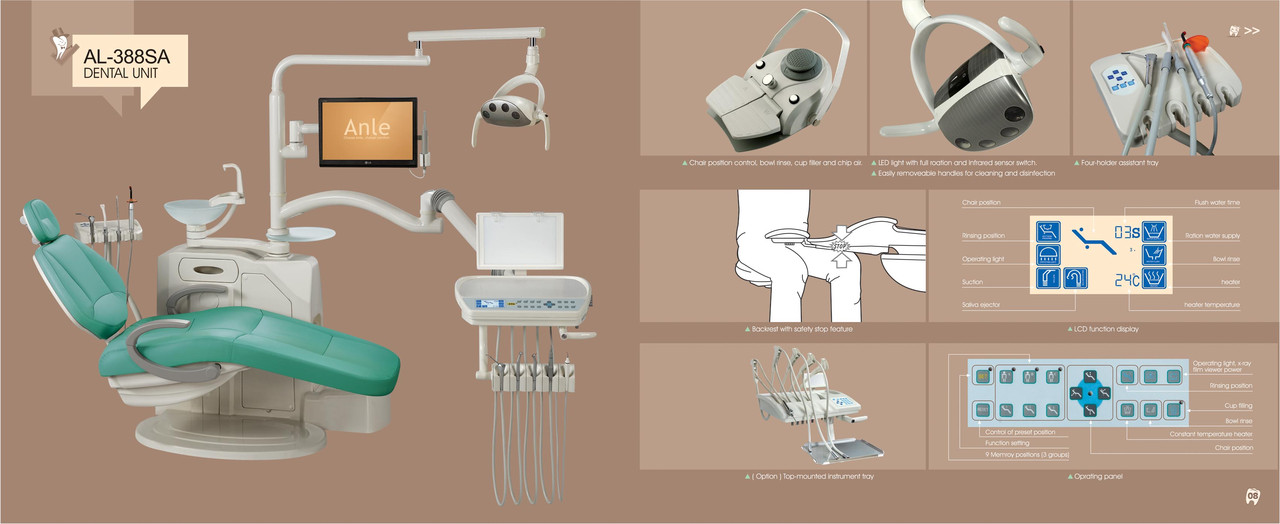 Стоматологічна установка Anle 398 SA, фото 1