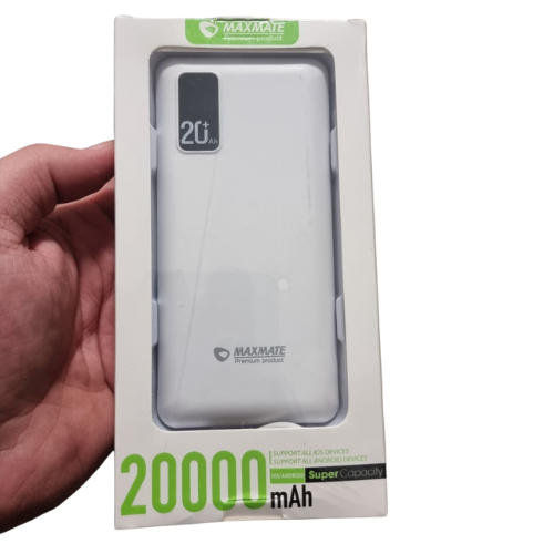 Портативна зарядка 20000 Maxmate MMP20L
