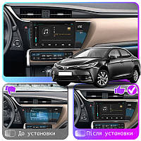 Al Штатная автомагнитола для Toyota Corolla 11 (E160, E170) Рестайлинг 2015-н.в. экран 10" 2/32Gb Wi-Fi GPS