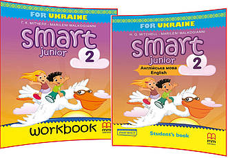 Smart Junior for Ukraine 2. Комплект книг з англійської мови нуш Мітчелл. Підручник+Зошит. Лінгвіст