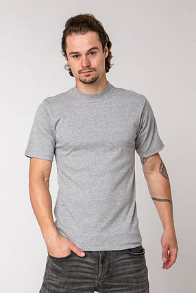 Чоловіча футболка із закритим горлом 0116-3ю. Туреччина бренд Ozkan, фото 2