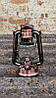 Керосинова лампа портативна з вітрозахистом світильник ліхтар 24 см бронза, фото 8