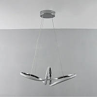 Люстра світлодіодна підвісна з пультом 35Вт, димуєма 3000-6000К,  F+LIGHT (Хром)