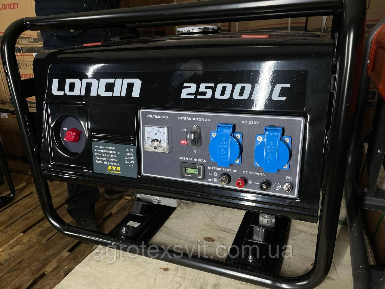 Генератор Loncin LC 2500DC 230V 2.2kVA бензин