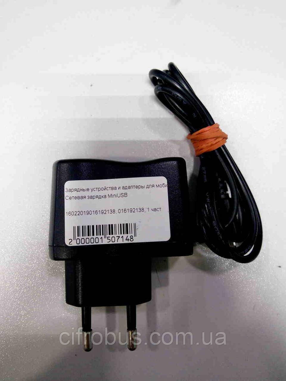 Зарядний пристрій Б/К Мережева зарядка MiniUSB