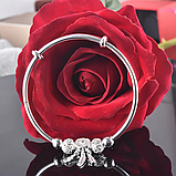 Браслет на руку, жіночий, під шарми, під підвіски, тибетське срібло. 17-21см. Три ШАРМА в подарунок!, фото 2