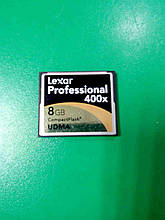 Карта флеш пам'яті Б/У CompactFlash 8Gb 400x