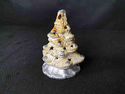 Сувенір керамічний Б/У Підсвічник Ялинка 15х10