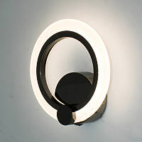 Світлодіодне акрилове бра, що димується 2800-7000К, без пульта, 8W*2. LD3584-чорний хром