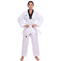 Кімоно для тхеквондо (добок) Mooto (на зріст 150-160 см) CO-5630 білий-чорний (куртка