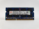 Оперативна пам'ять для ноутбука SODIMM Hynix DDR3 4Gb 1600MHz PC3-12800S (HMT351S6EFR8C-PB) Б/В, фото 3