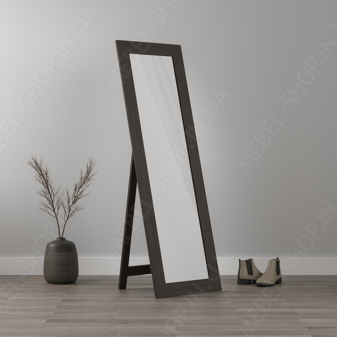 Дзеркало підлогове в повний зріст для дому з фасадом із МДФ Дзеркала для спалень і передпокоїв 50 см завширшки, фото 1