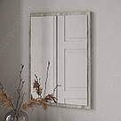 Дзеркало навісне у ванну з вологостійкого ДСП Домашнє дзеркало на стіну в рамі 450 мм шириною, фото 3